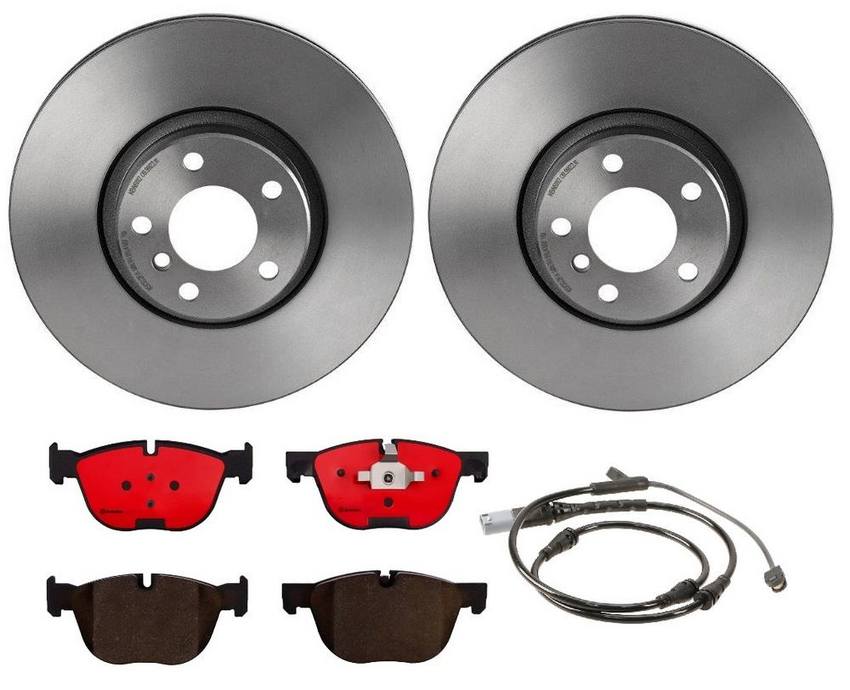 Brembo Brake Pads and Rotors Kit - Front (348mm) (Ceramic)